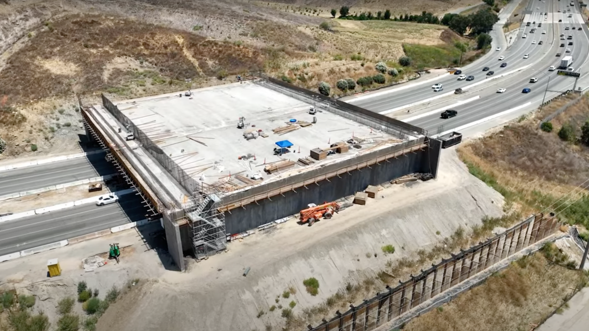 101 Freeway on-ramp in Calabasas to close temporarily for wildlife crossing construction